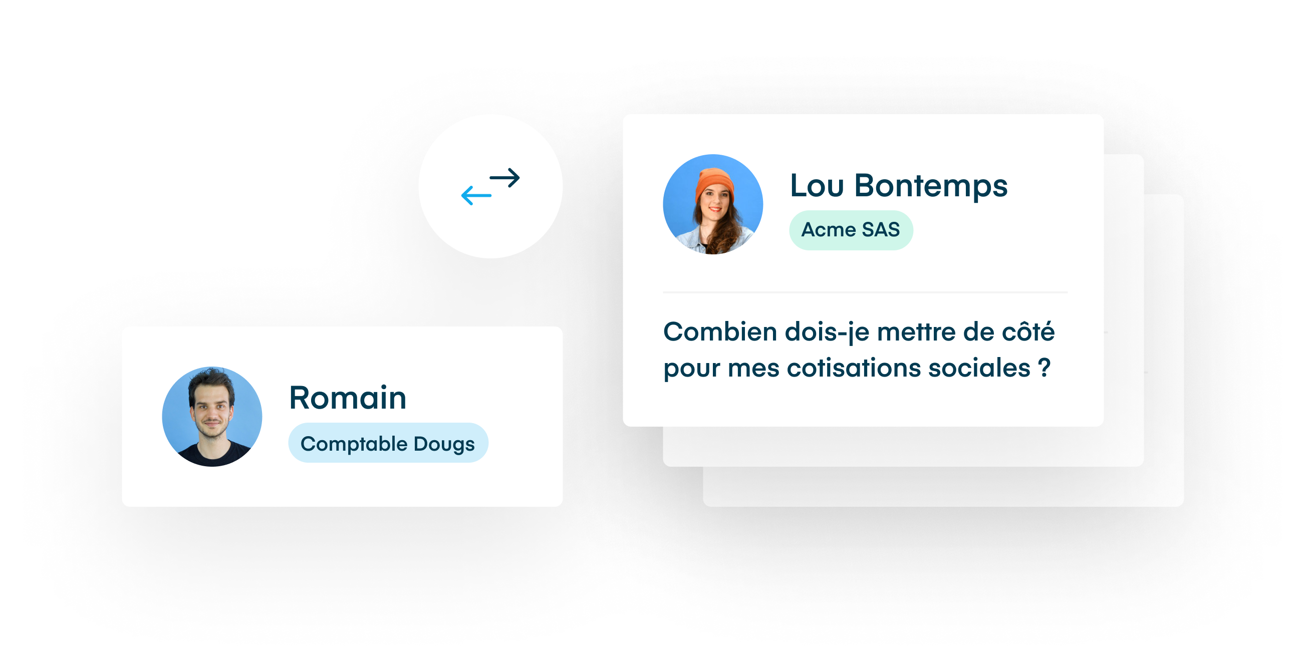 Illustration des services de comptabilité en ligne de Dougs