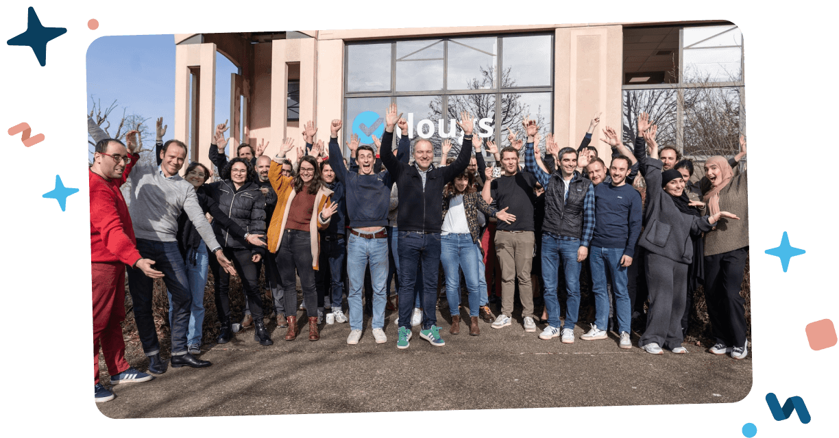 Les membres de l'équipe Dougs