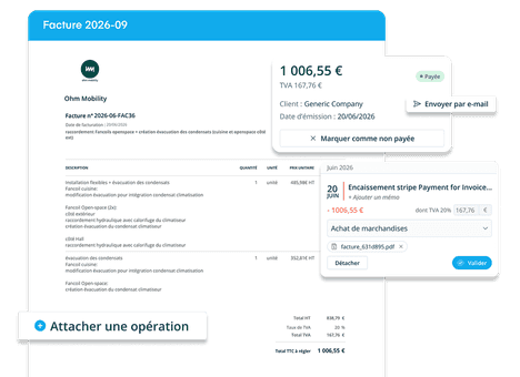 Avec Dougs expert-comptable, vous connectez votre facturation à votre comptabilité